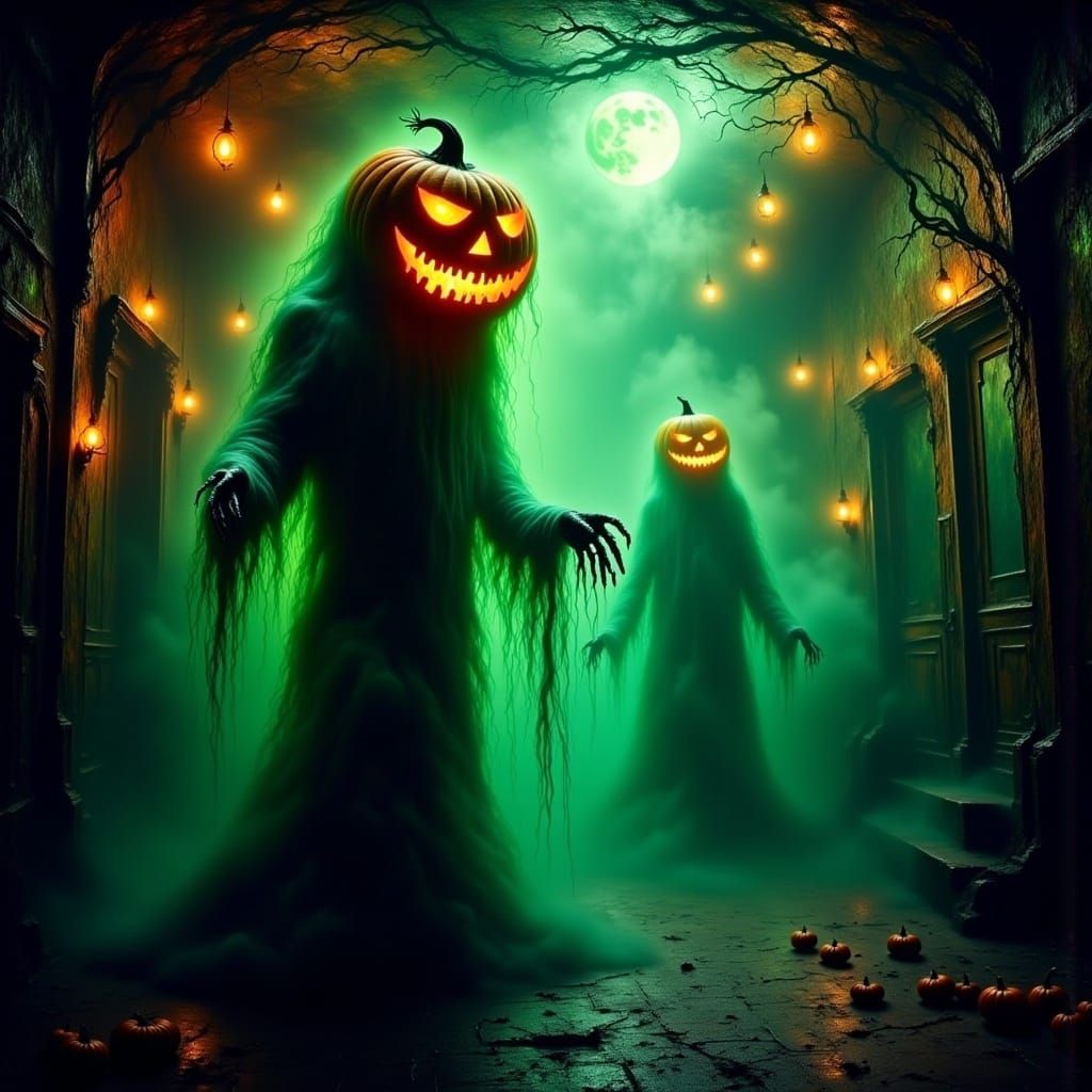 Test: <lora:Halloween Ghosts:1.0> on Flux