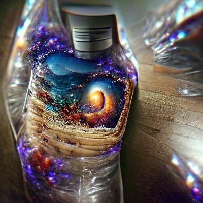 Universe inside a bottle