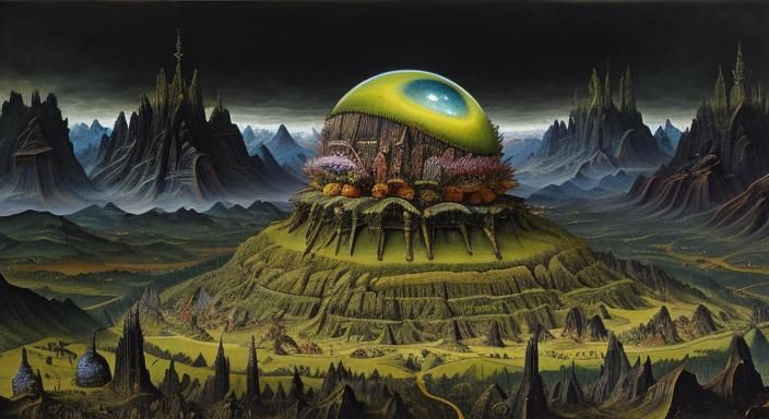 SURREAL MONSTER LANDSCAPE 5