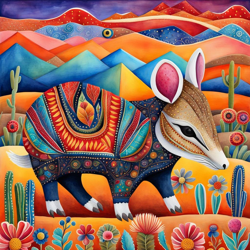 Arty armadillo