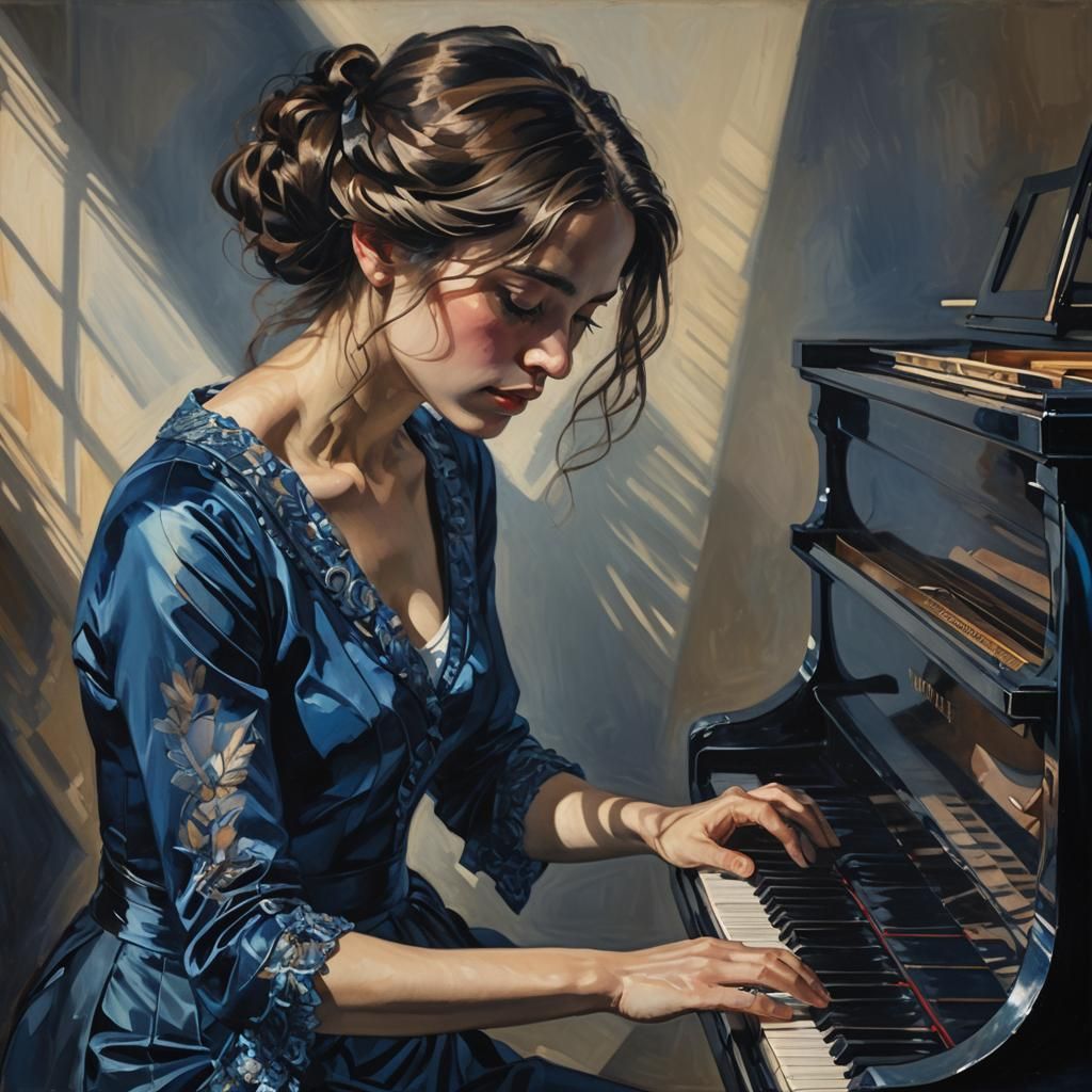 Timeless Piano Portrait