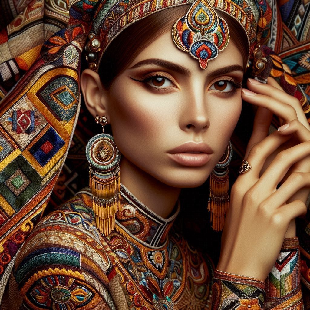 A Patterned Portrait