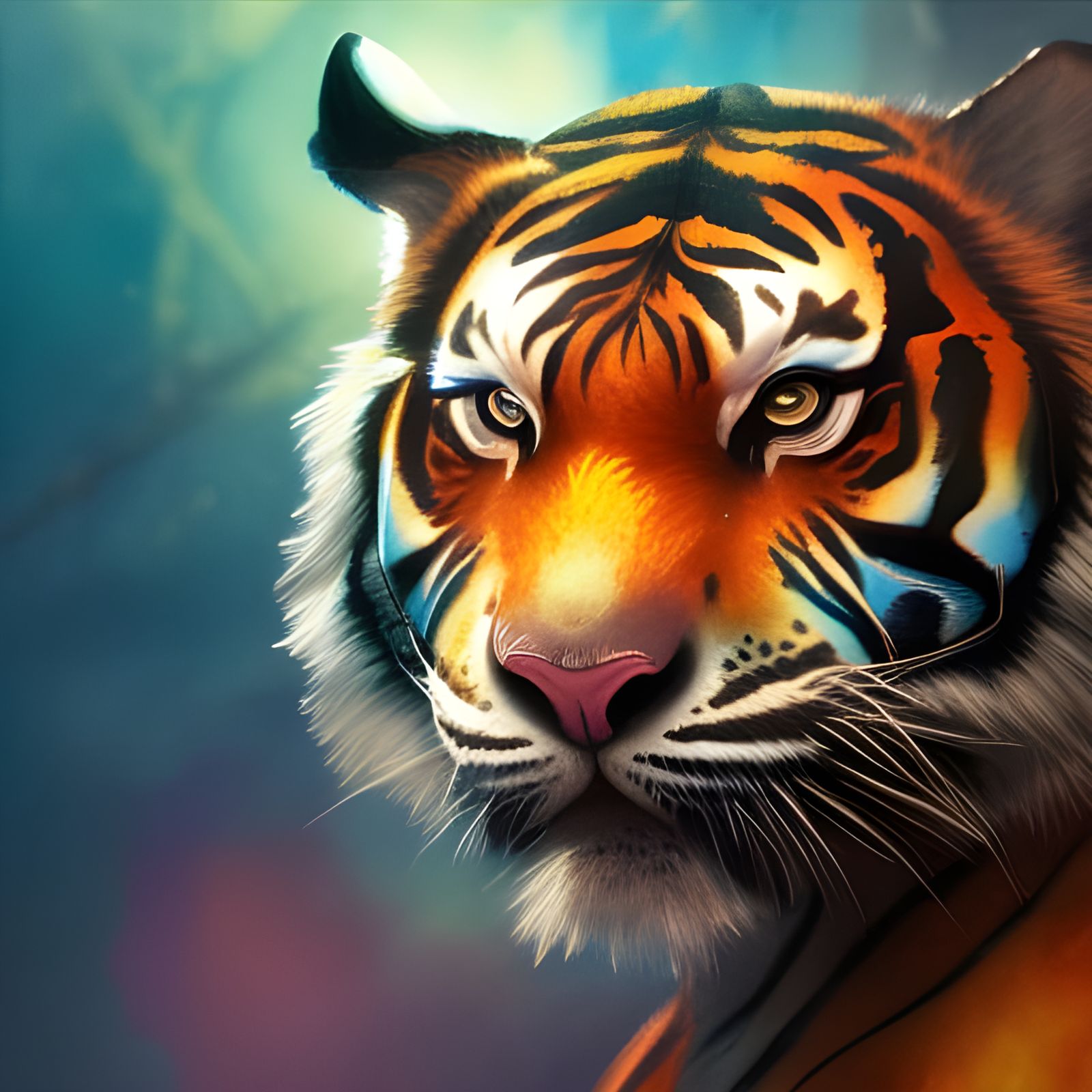 Magic Tiger - AI Generated Artwork - NightCafe Creator