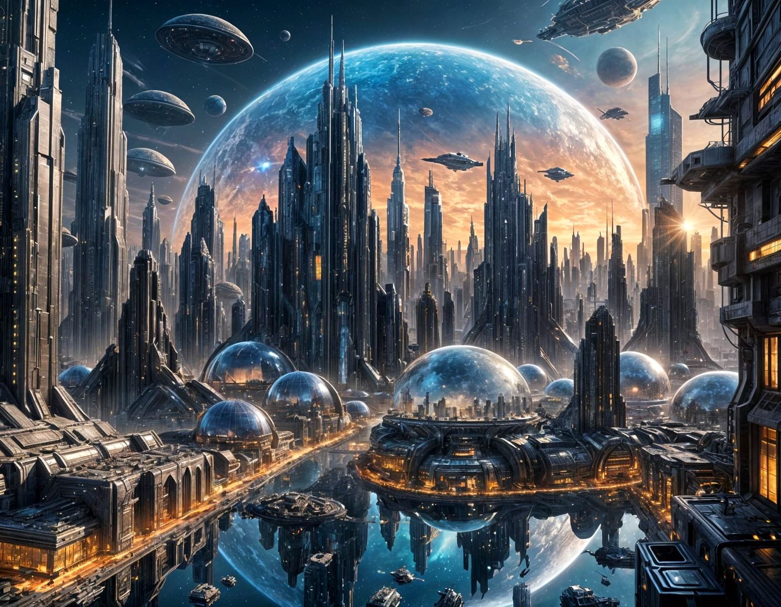 An advanced civilization somewhere far away   by @Sakata Gintoki