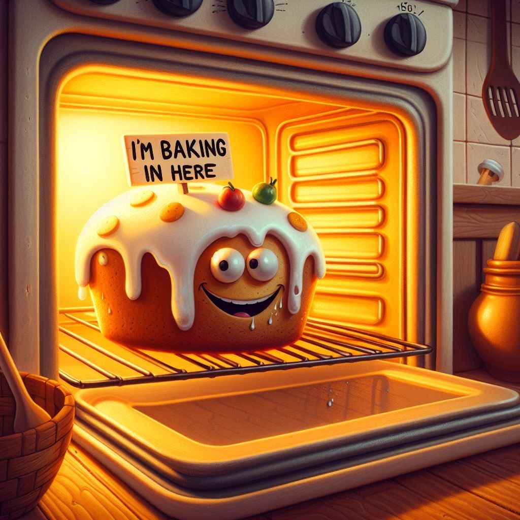 I’m baking in here