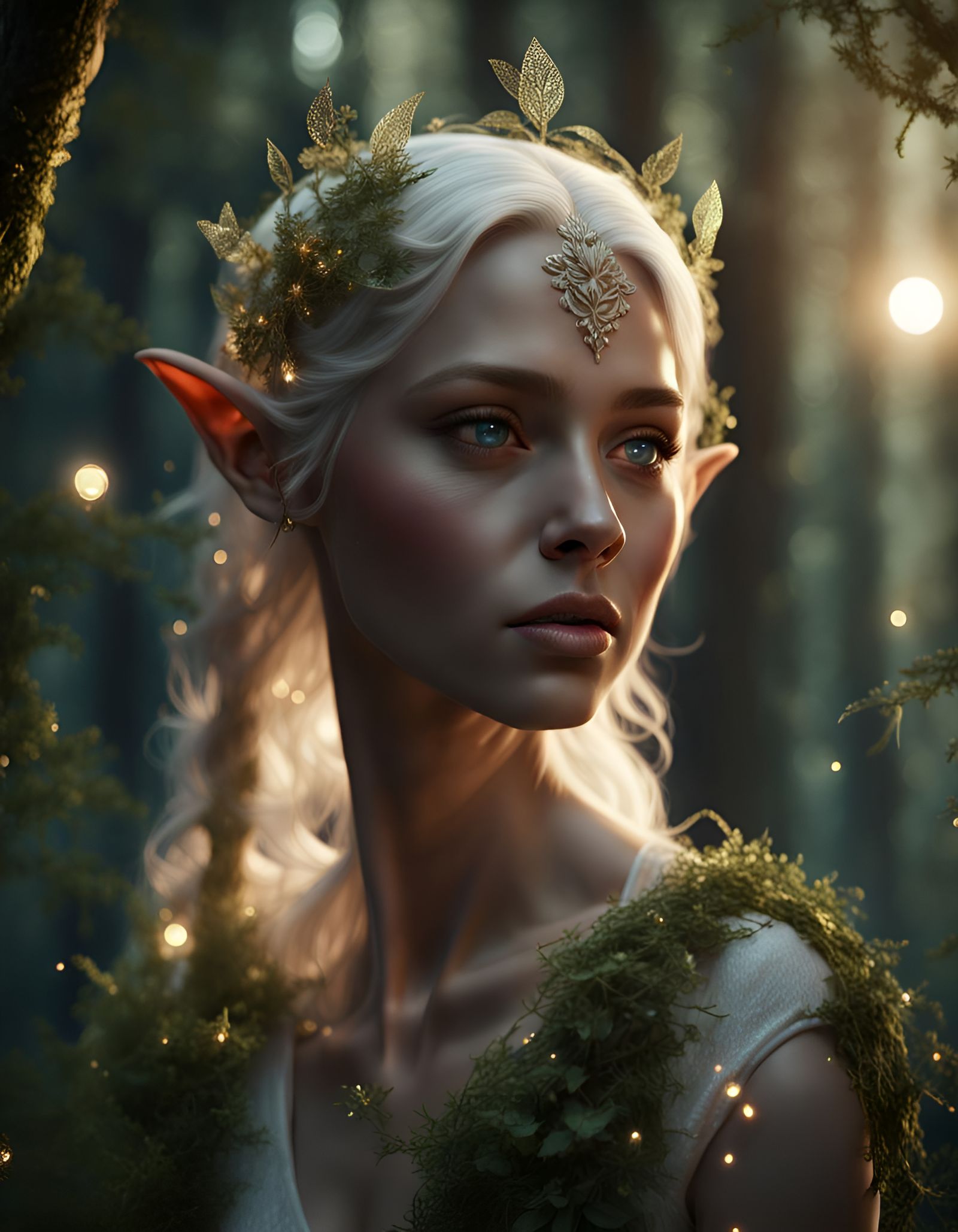 Wood elf  by @Edana