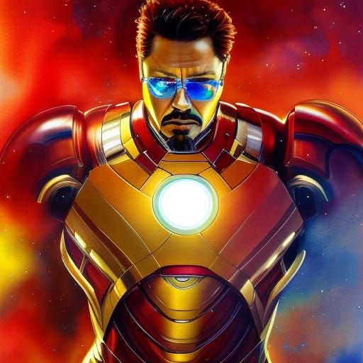 Tony Stark aka Iron Man - AI Generated Artwork - NightCafe Creator