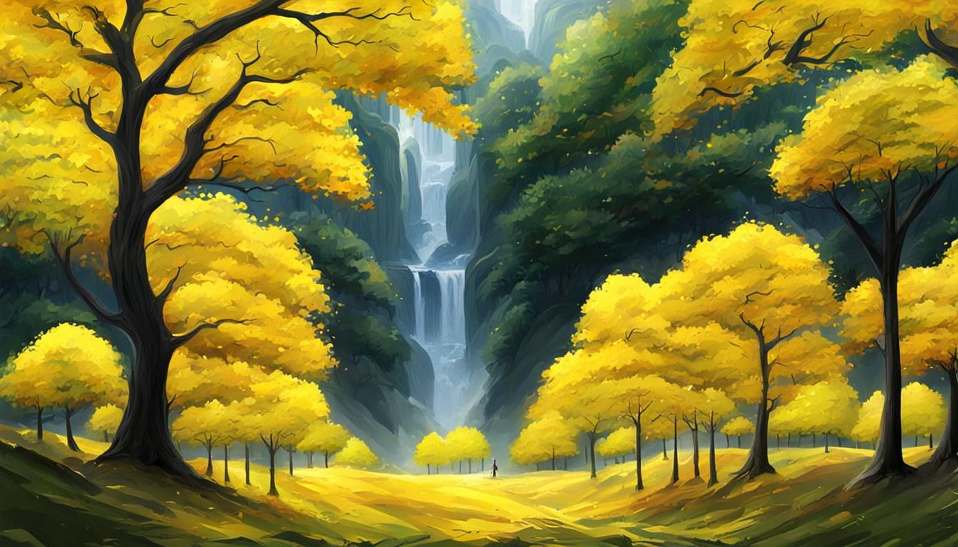 Yellow Forest  by @The Closer