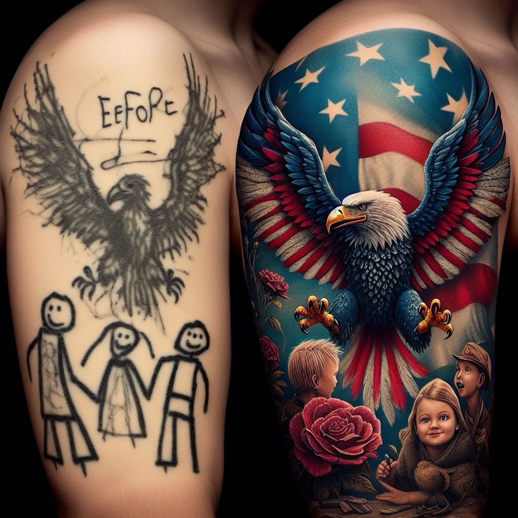 Tattoo nightmares: before and after