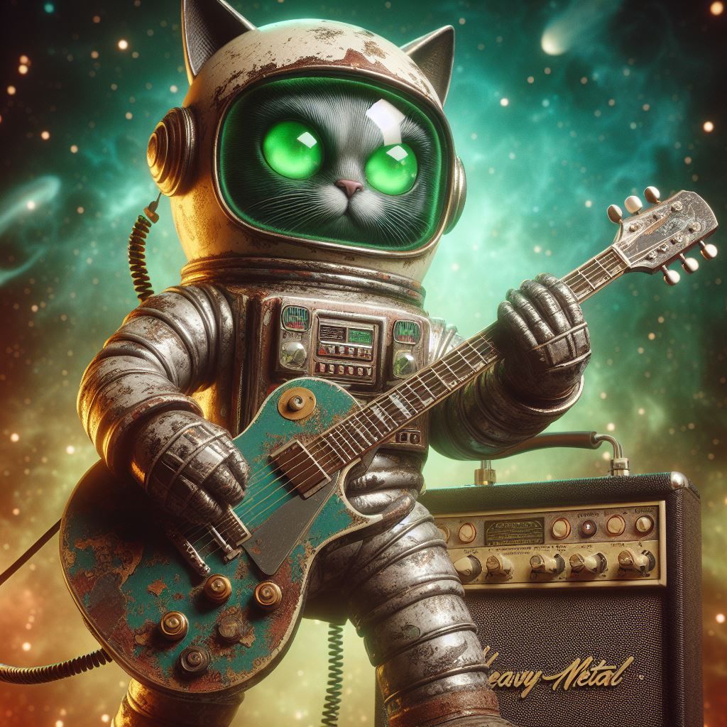 Heavy Retro Space Metal - AI Generated Artwork - NightCafe Creator