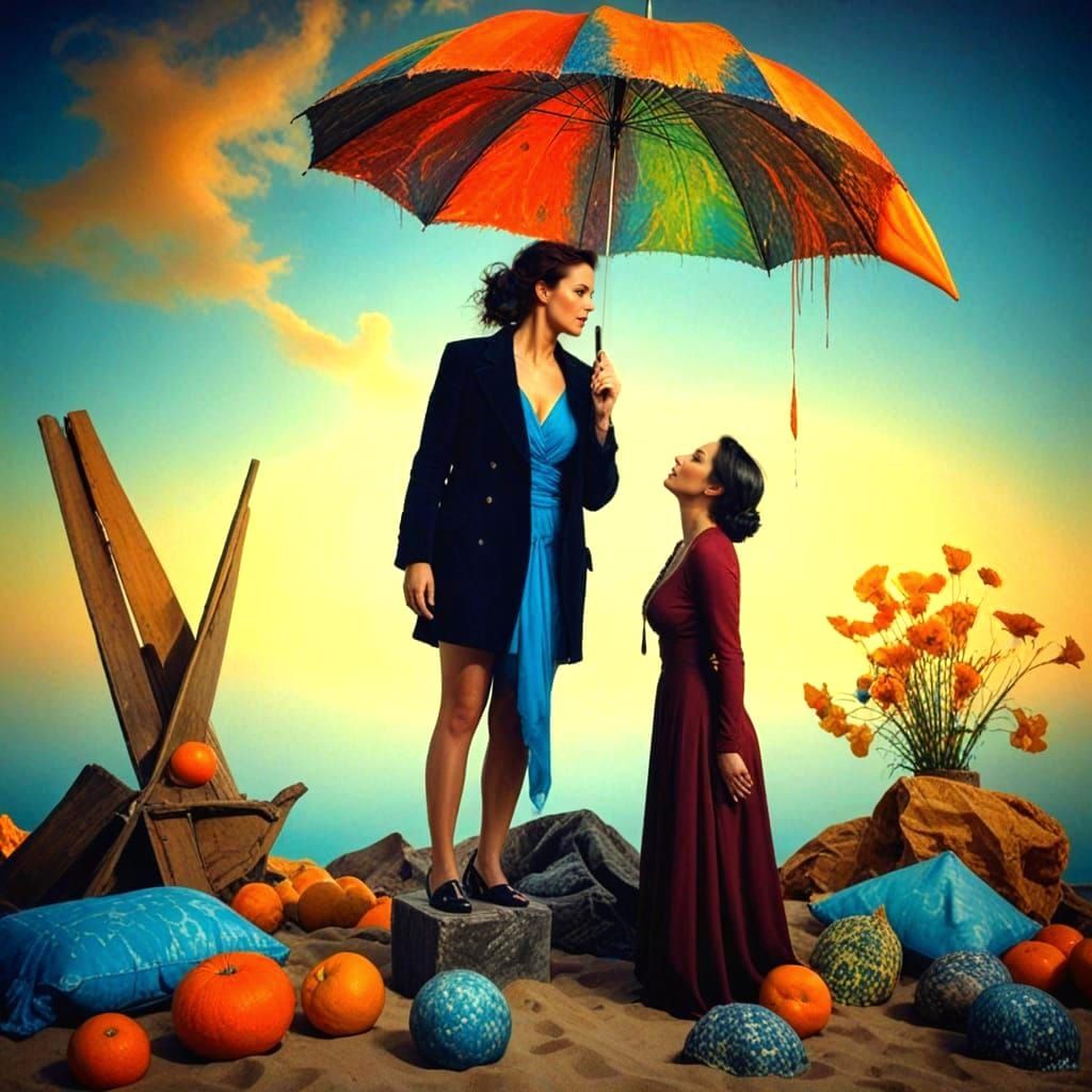 Intense Conversation: Photorealistic Portraits of Confident ...