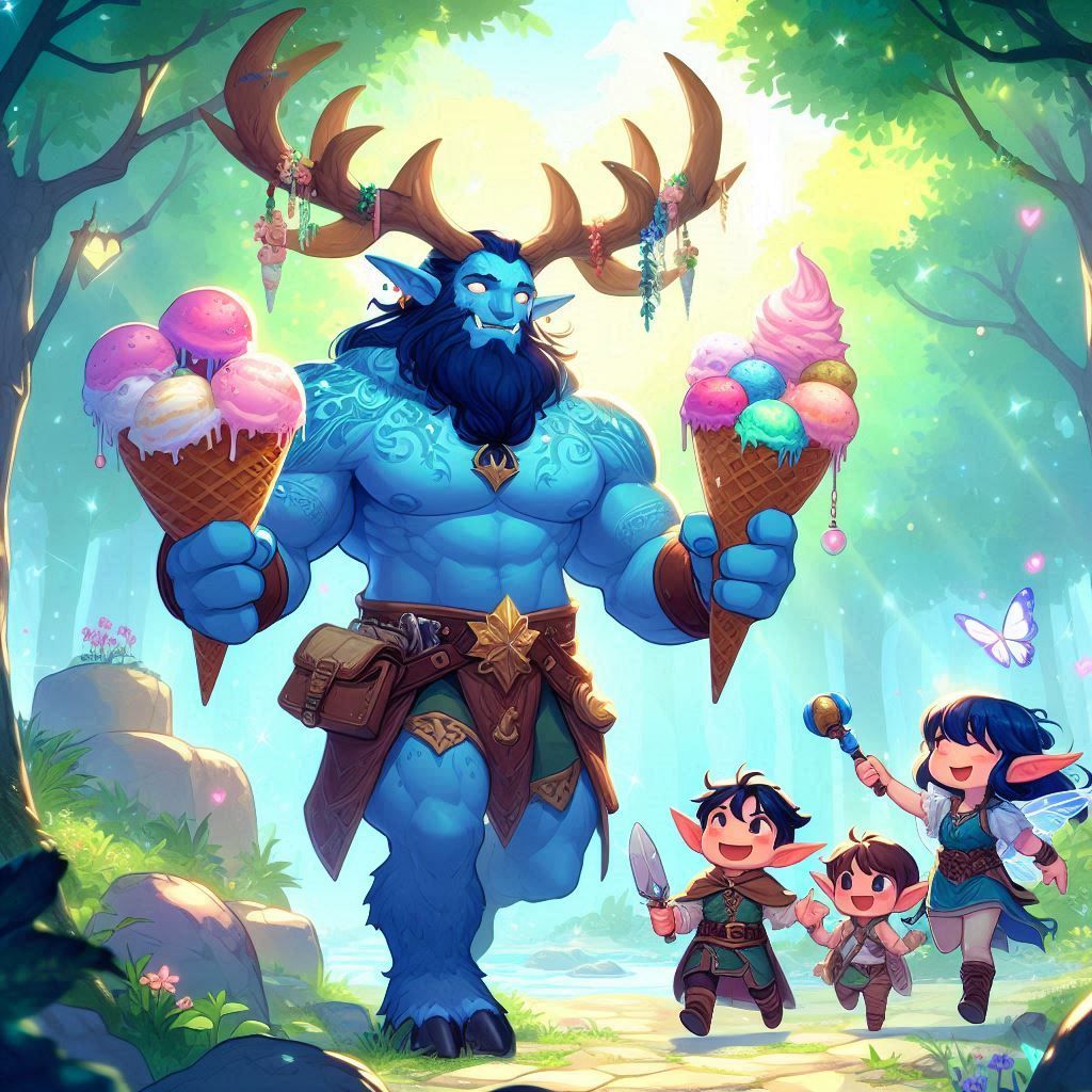 I brought you ICE CREAMS!!!!!