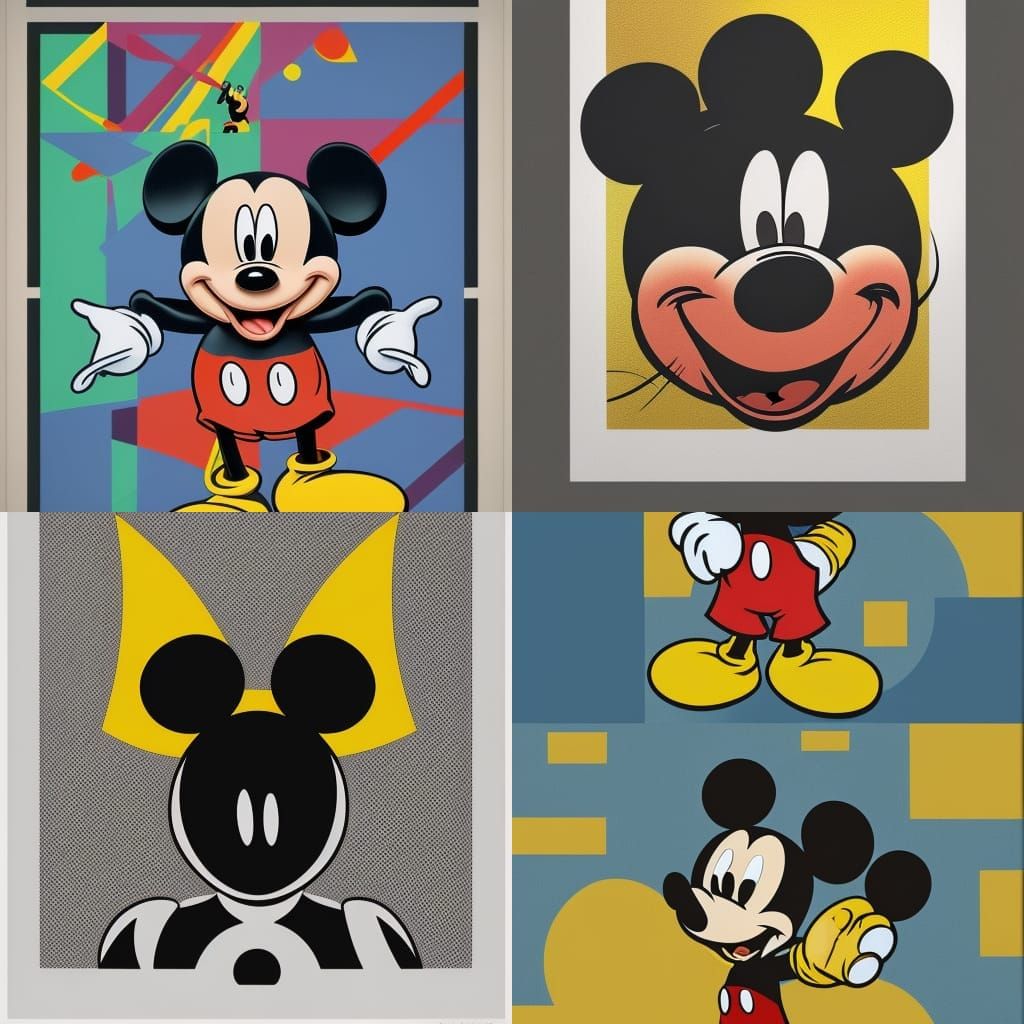 Mickey mouse - AI Generated Artwork - NightCafe Creator