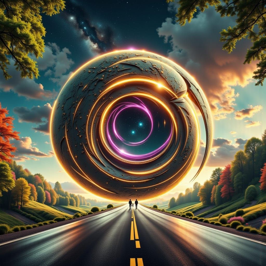 Ethereal Portal to Another World: Hyperrealistic Fantasy Art