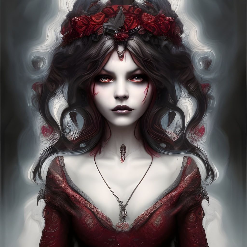 Blood Countess Series - AI Generated Artwork - NightCafe Creator