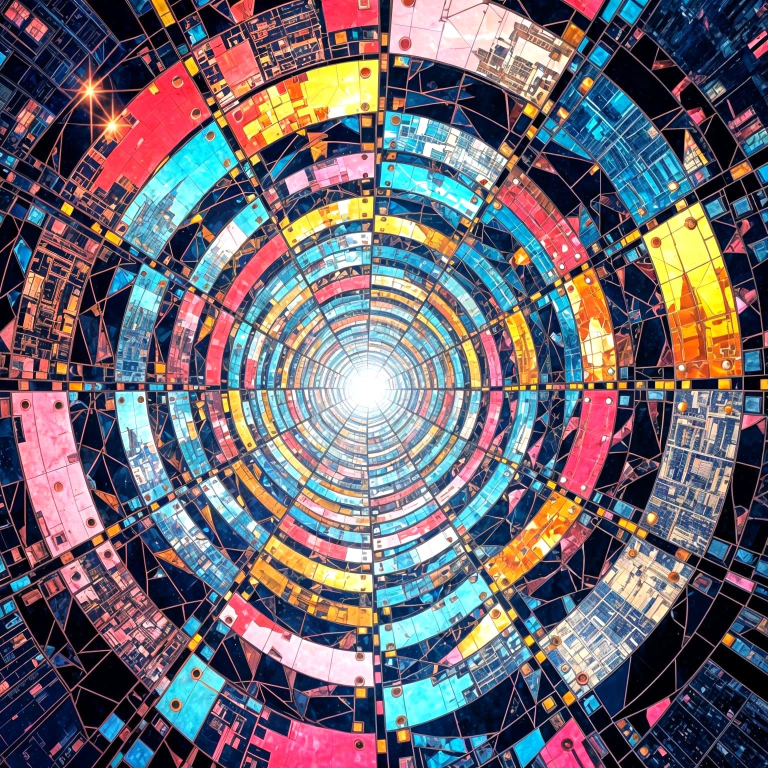 Prism Corridor of Time  by @KLN