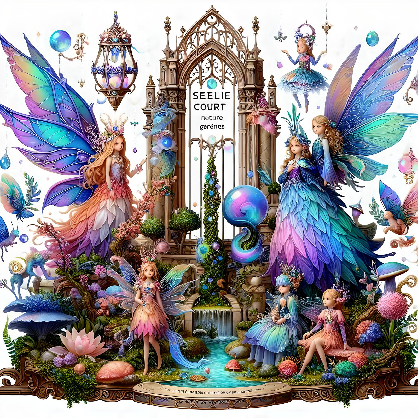Seelie Court Nature Guardians  by @Eggsquizit