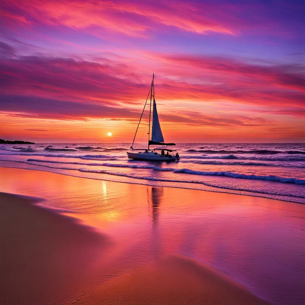 Sunset sail