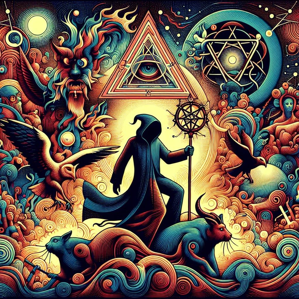 Create an image that activates the fantasy life of the viewe...