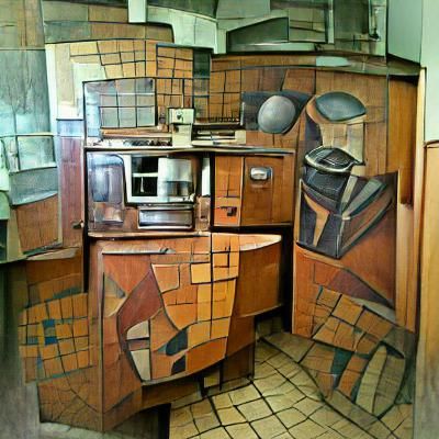 An old kitchen