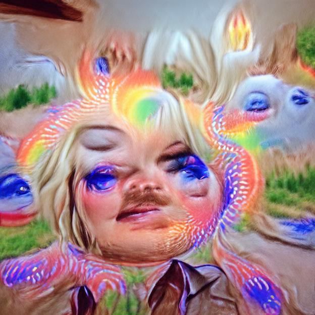 Watching parks and rec on acid listening to bjork