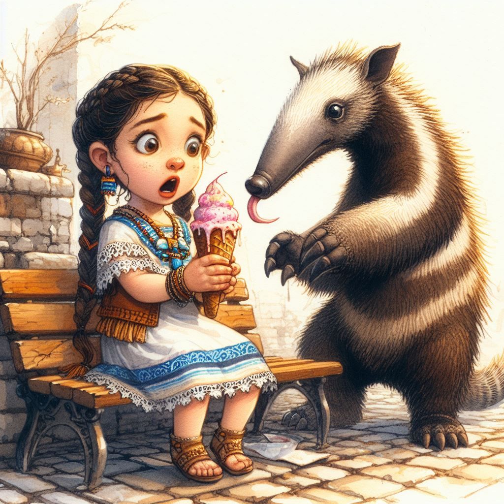 Anteaters like ice cream too