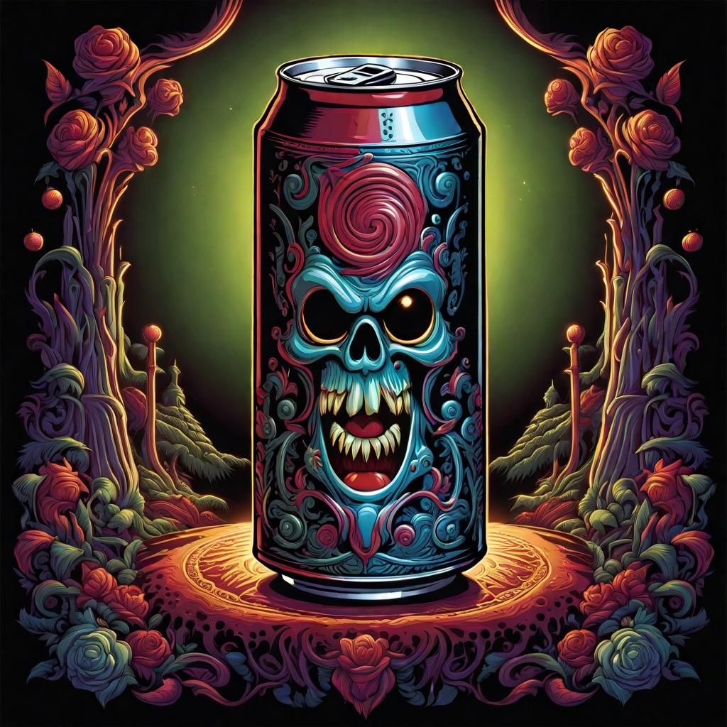 Zombie Energy Drink AI Generated Artwork NightCafe Creator