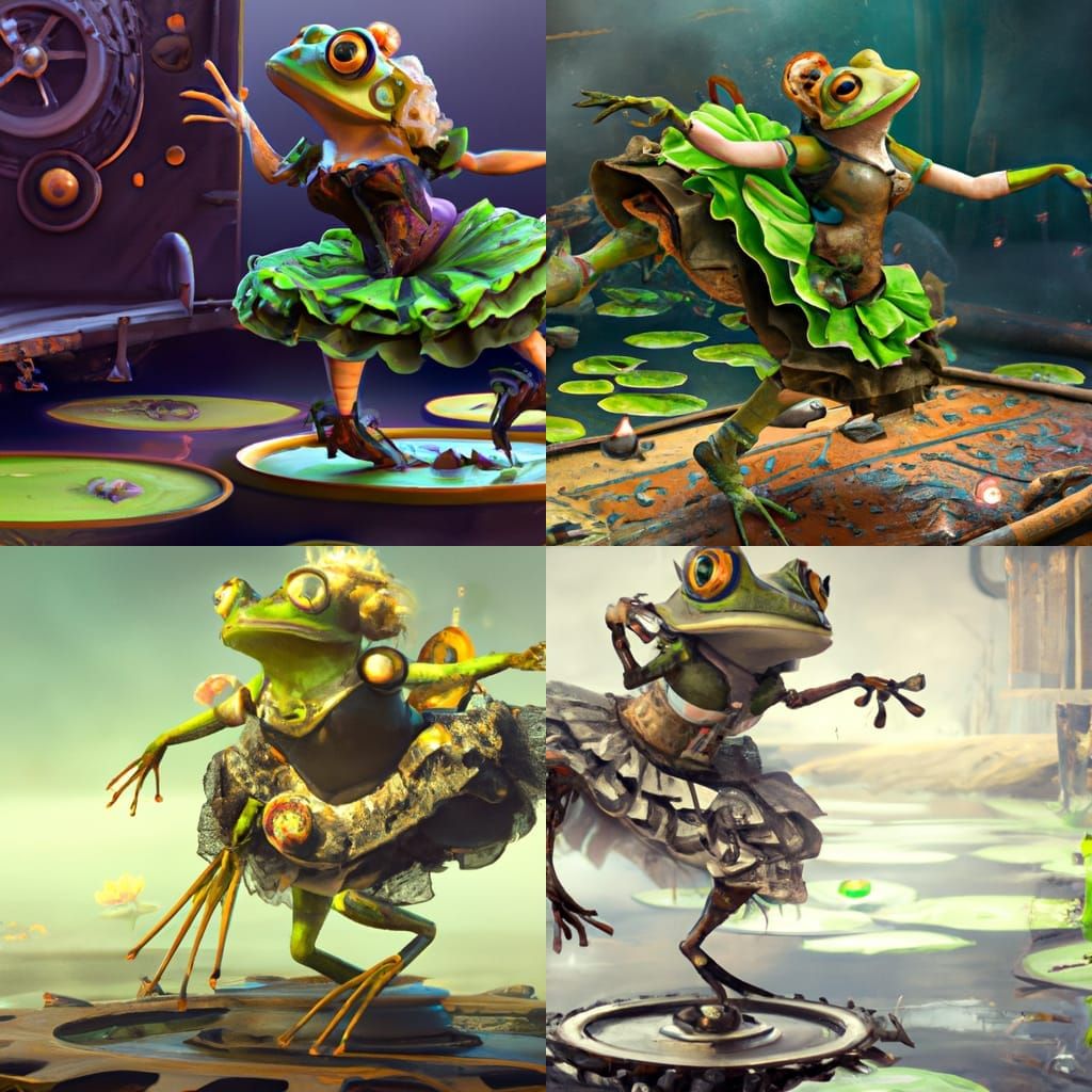 Steampunk Frog