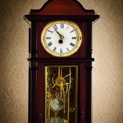 My grandfather's clock AI Generated Artwork NightCafe Creator