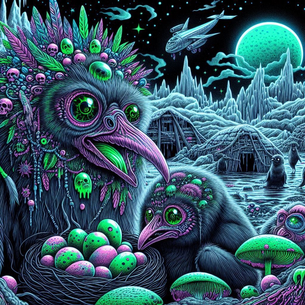 bird from ice planet colonize snowball earth