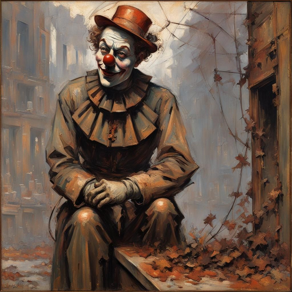 Clown K - 10 - AI Generated Artwork - NightCafe Creator