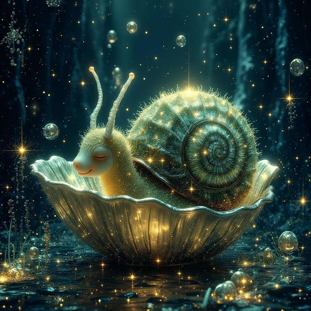Meeresmondlichtschnecke  by @Tusnelda