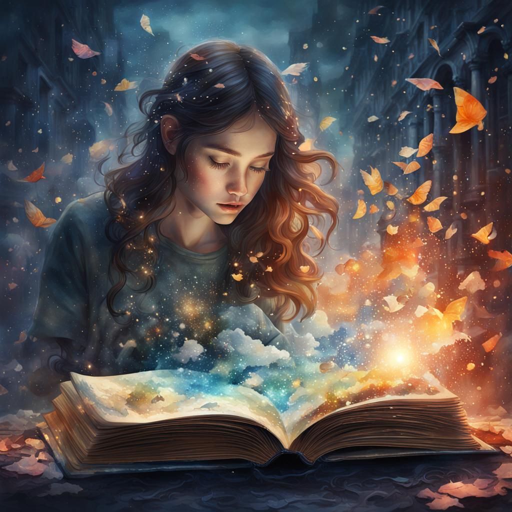 The Magic of Books  by @Mag Eif