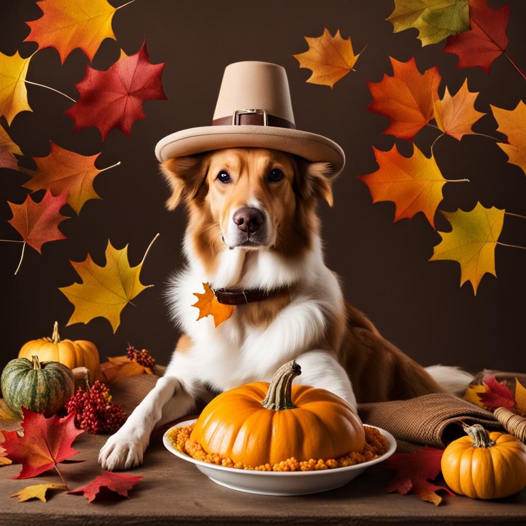 Thanksgiving dog