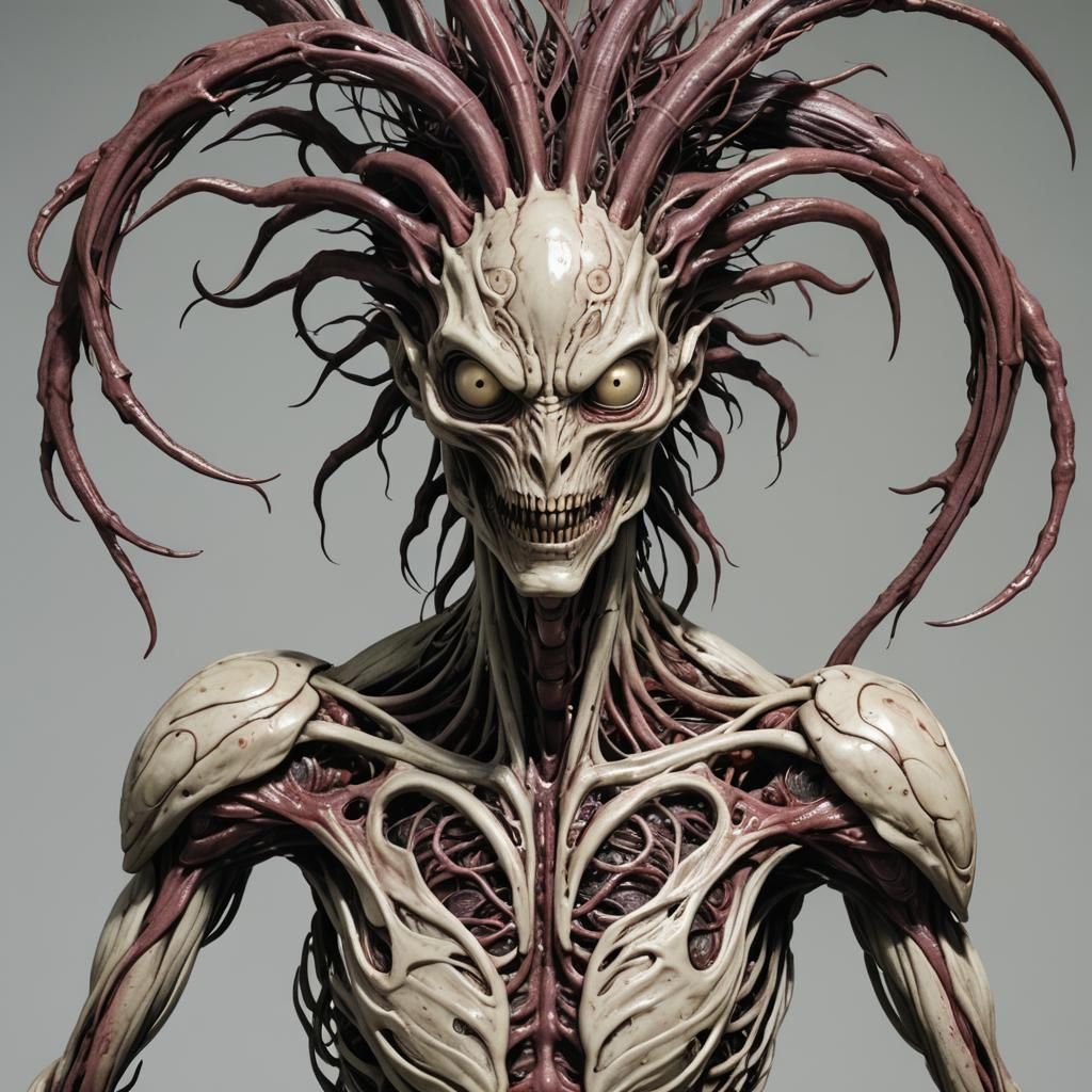 Realistic Depiction of a Grotesque Anime Parasyte