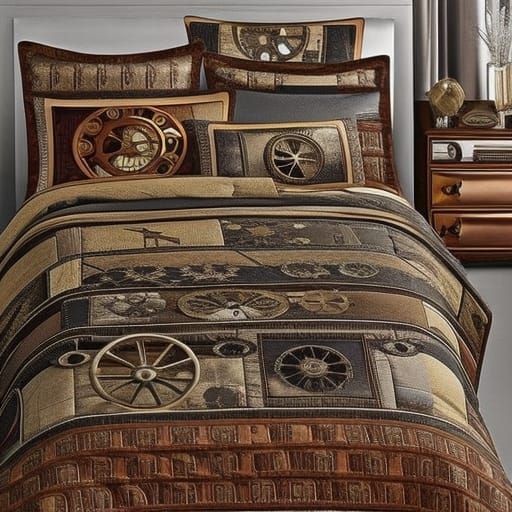 Beautiful patchwork bedspread