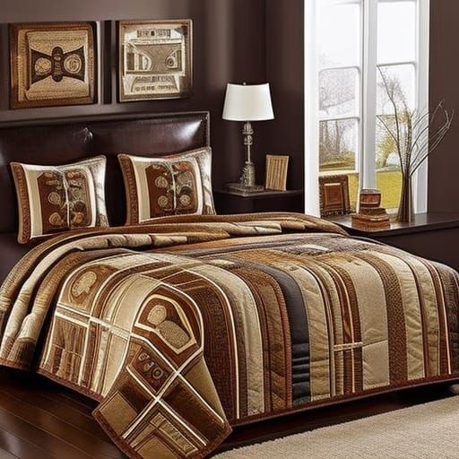 Beautiful patchwork bedspread