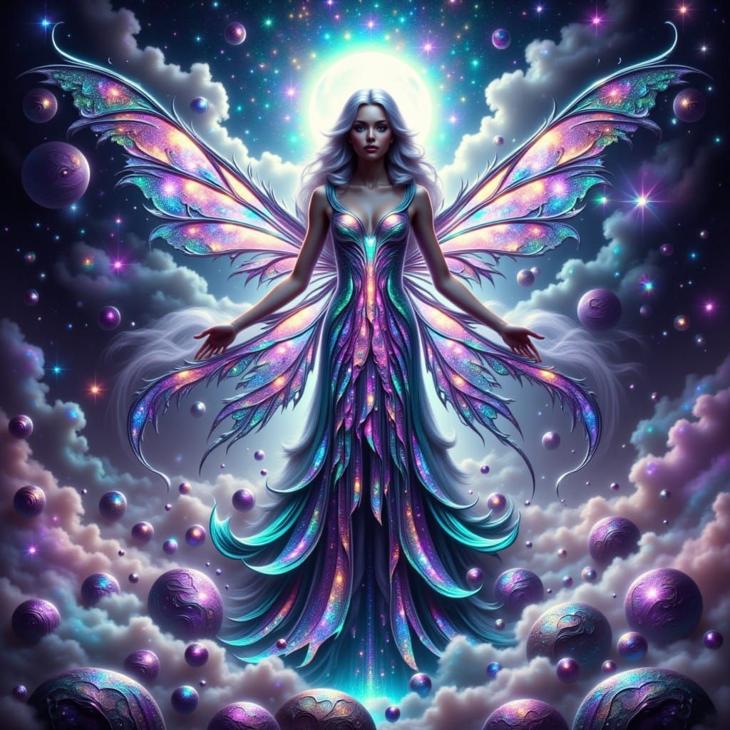 Ethereal Fairy in Iridescent Beauty