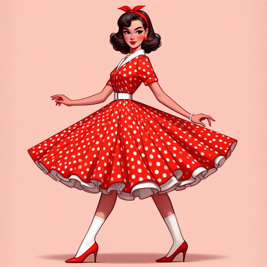 1950s Polka Dots