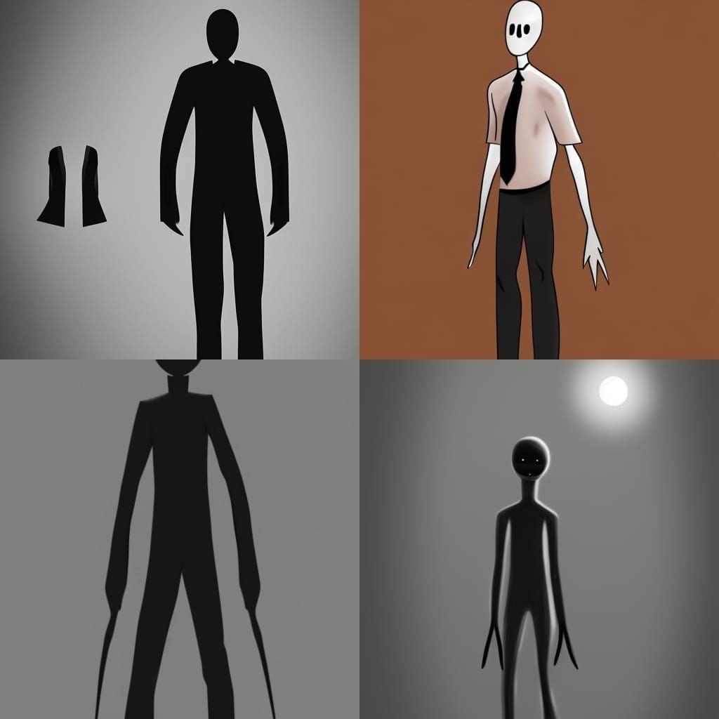  8k resolution concept art slenderman