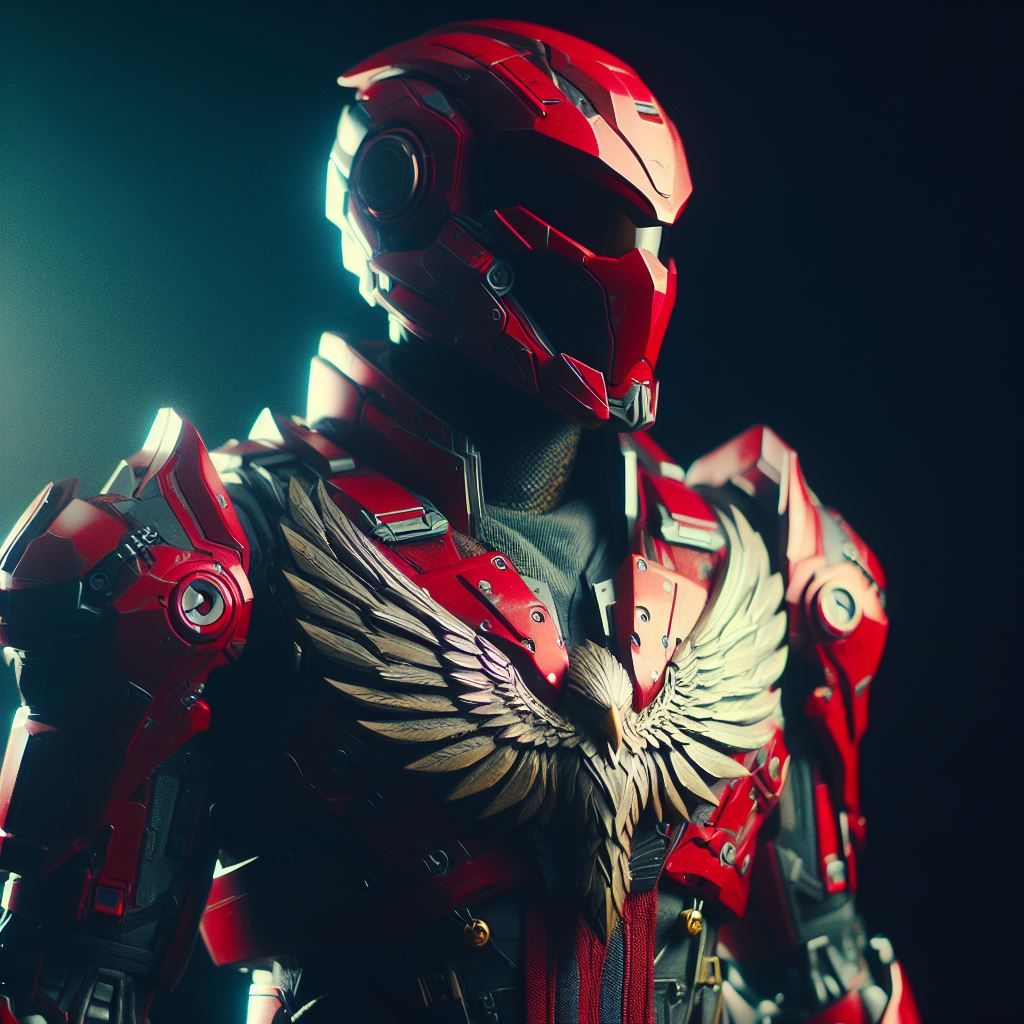 Super Sentai - Bioman red Falcon