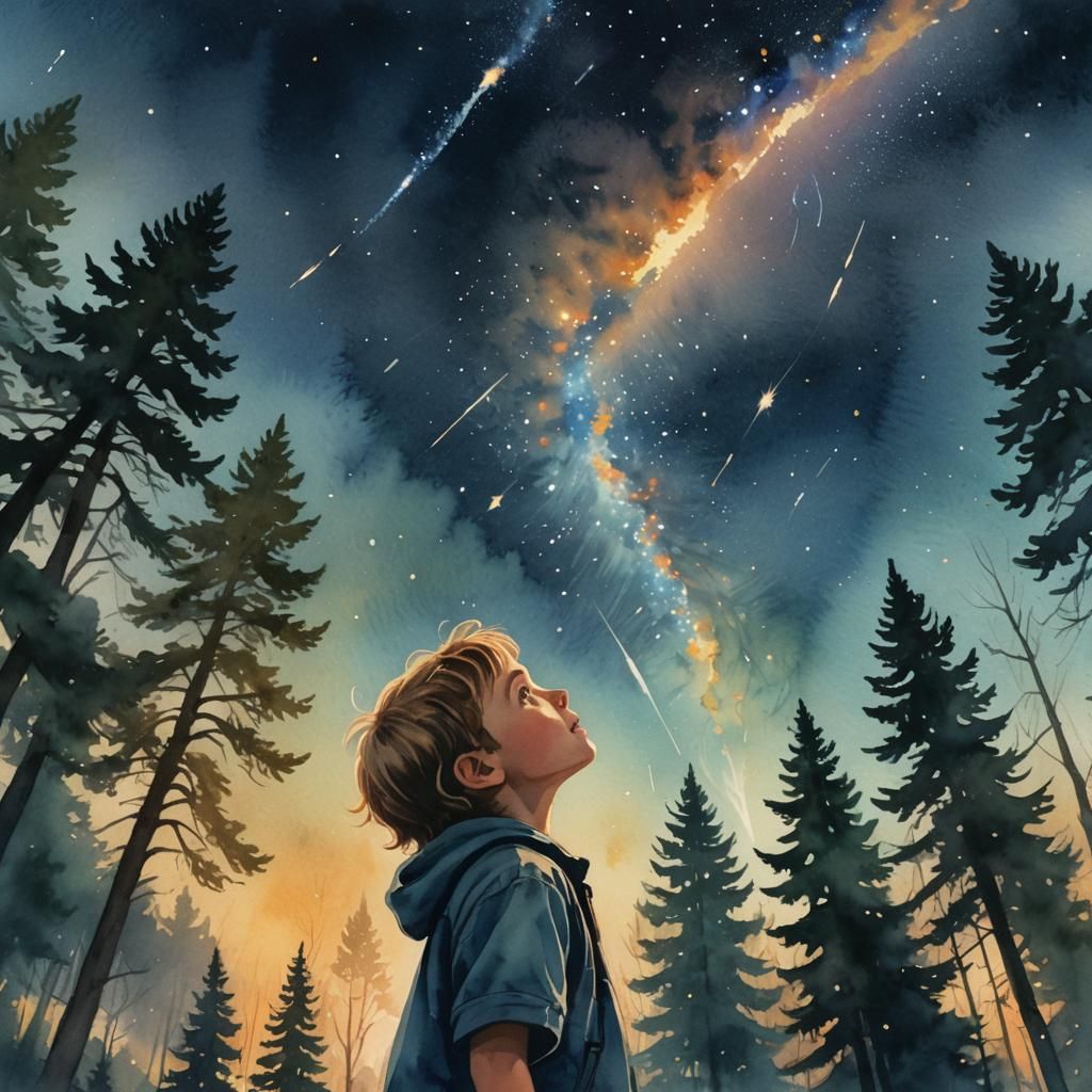 Wishing Upon a Star Daily challenge 701 NightCafe Creator