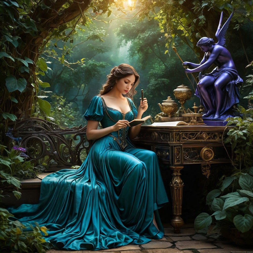 Alex ERATO - The soul of lyric poetry in the garden