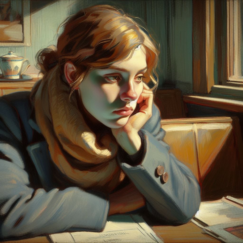 A Woman Waiting for Answers