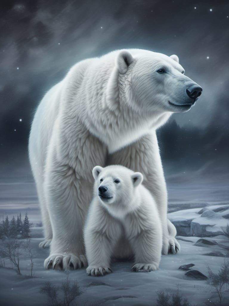 Mother and cub