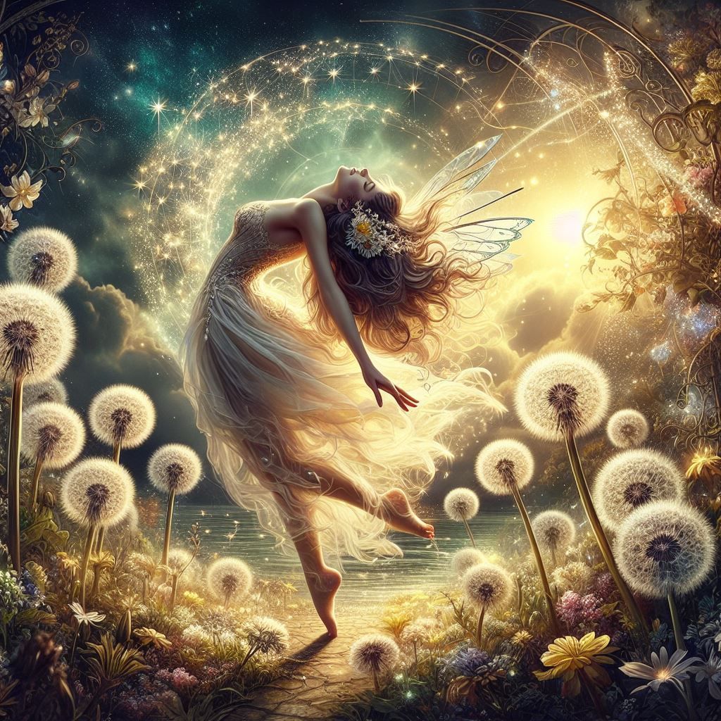 Dance of the Dandelions  by @Cass the Fairly Fairy Obsessed