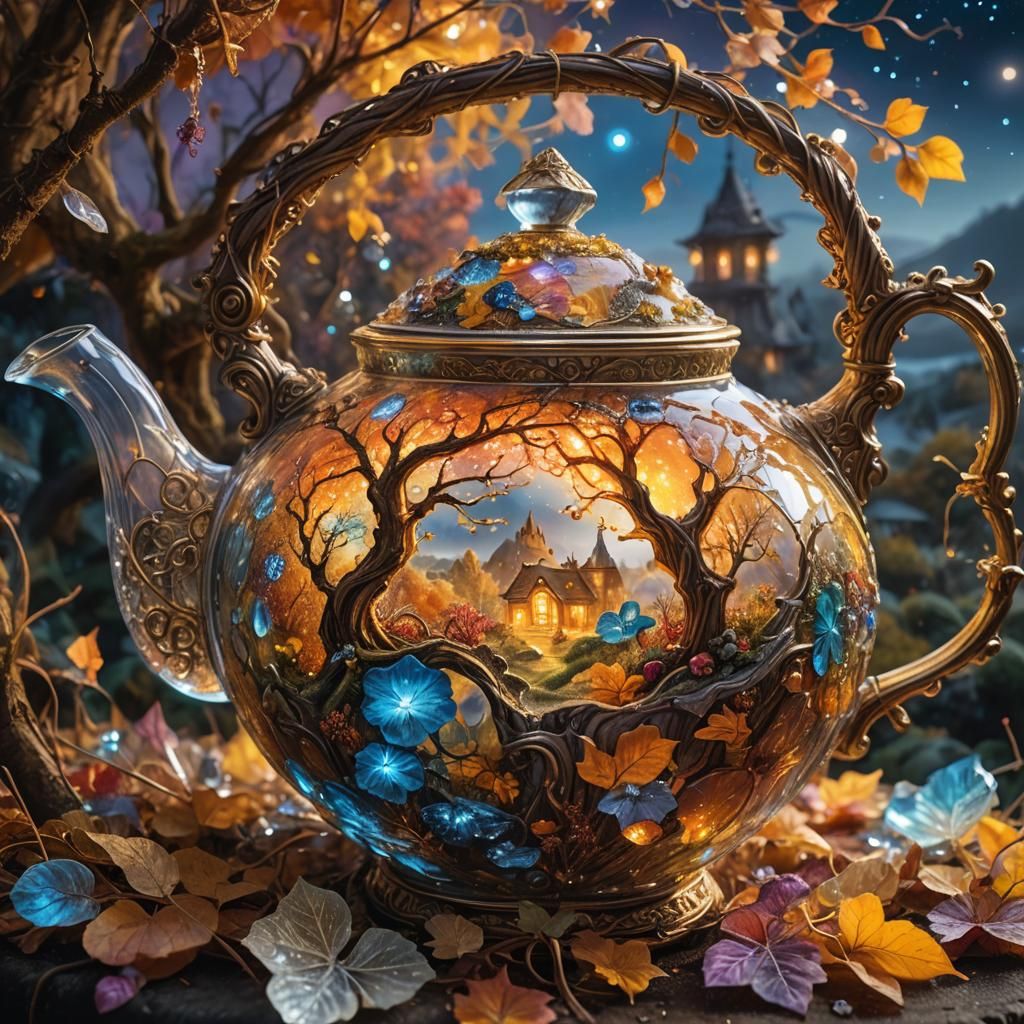 Late Autumn Night Tea Anyone?  by @Jace
