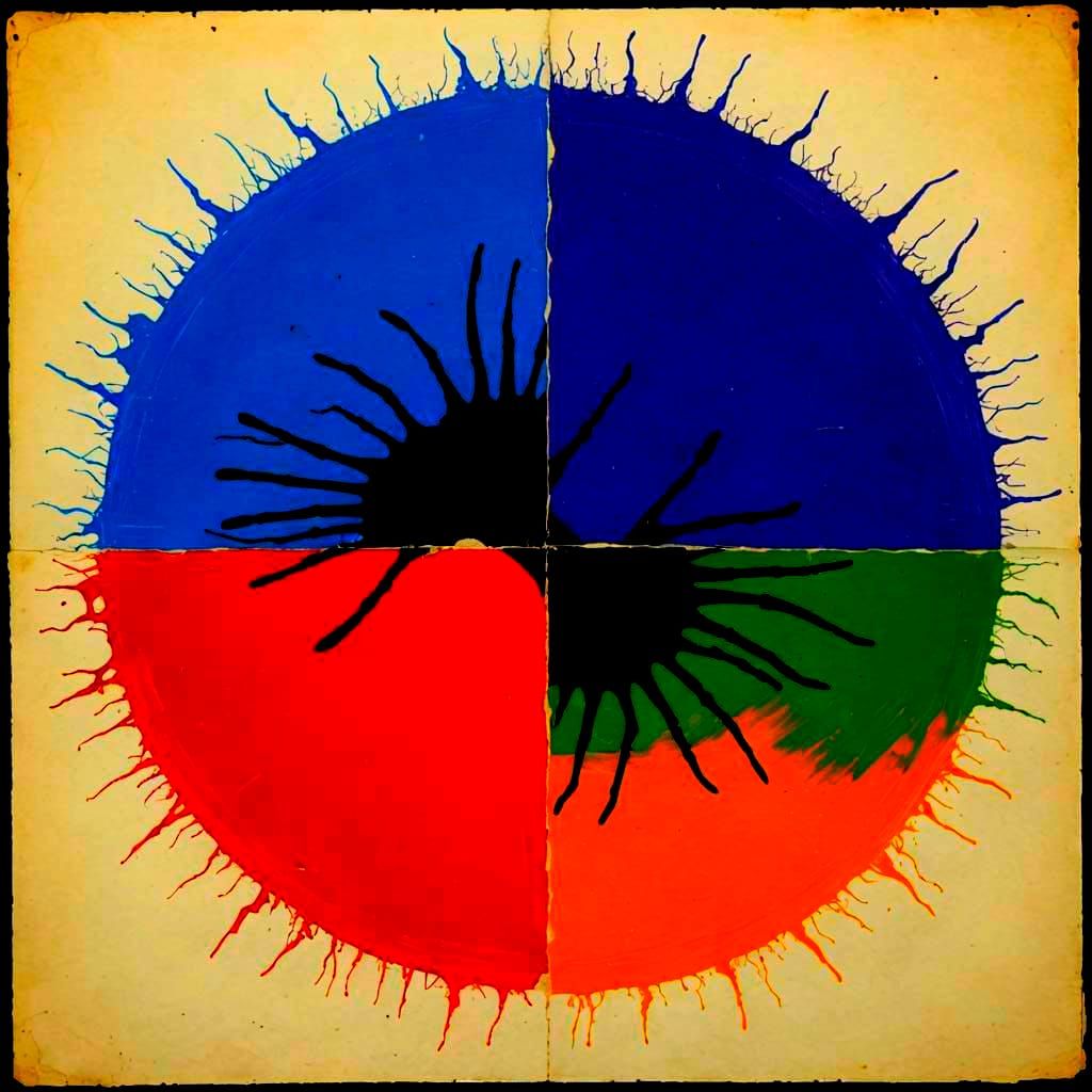 distorted humanoid form with impossibly long limbs and disjointed ...