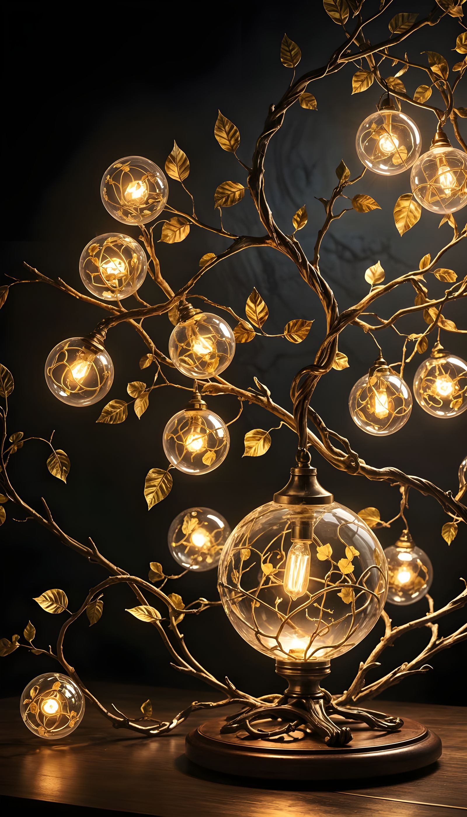 OVA- ethereal branch lamp  by @Mile