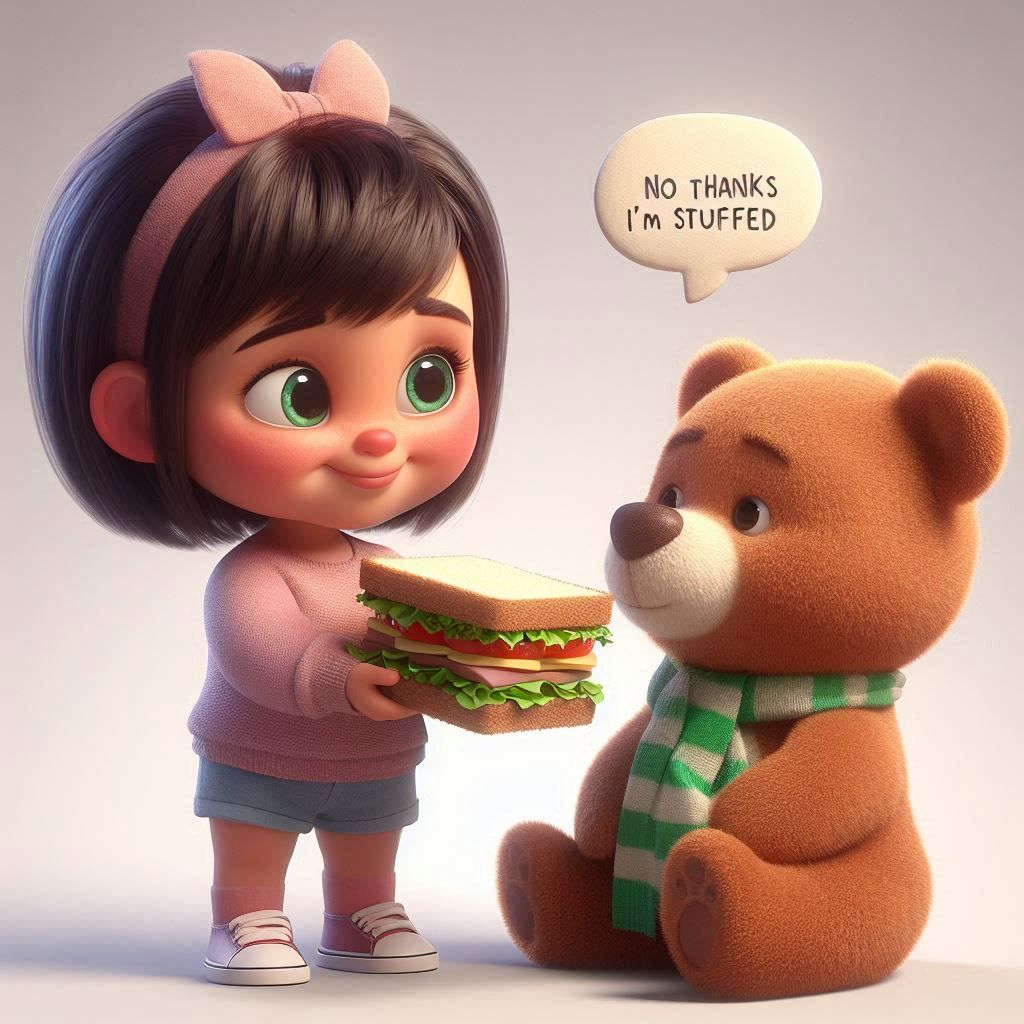 No thanks, I'm stuffed ...